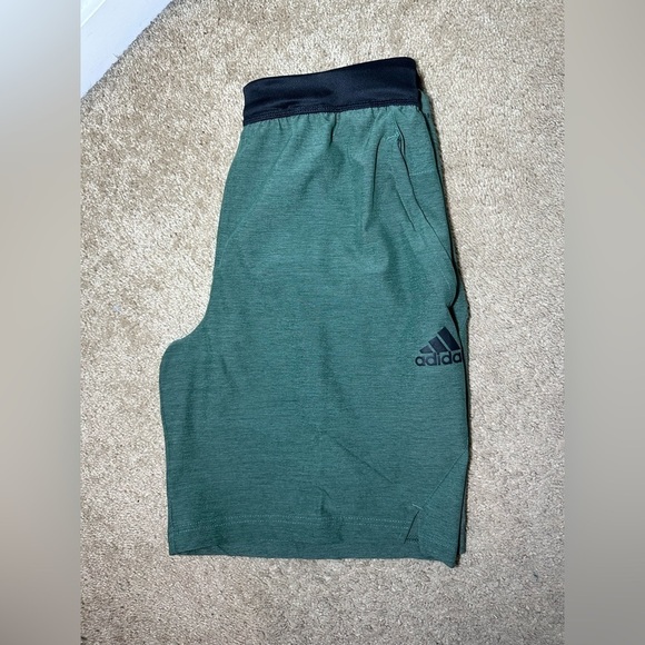 Adidas AXIS 3.0 WOVEN SHORTS Green Performance Athletic Men’s Sz Small NWT - Picture 8 of 11